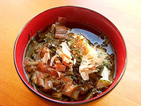 郷土お雑煮♪千葉県「はば」海苔かけ